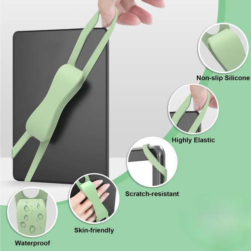 2PCS Comfortable Hand Strap for Kindle and Tablets,Kindle Accessories for Reading in Bed,Lightweight Grip Holder for 4.7-8" Kindle iPad Tablet