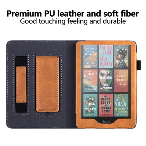 Protective Case Suitable for 7" Kindle Paperwhite 2024 12th Generation,Hand Strap Stand Cover Sleeve Suitable for Kindle Colorsoft,Hand Rest Bracket