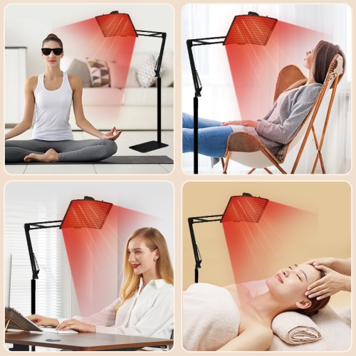 Red Light Therapy Panel for Body,Red Light Therapy Lamp with Adjustable Stand,660nm & 850nm Infrared Light Panel Device for Facial Full Body