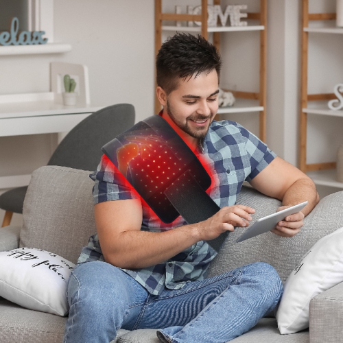 Red Light Therapy Mat for Body and Face,20*60CM Infrared Red Light Therapy Pad,660nm & 850nm Infrared Light Therapy Belt for Face Back Shoulder Knee