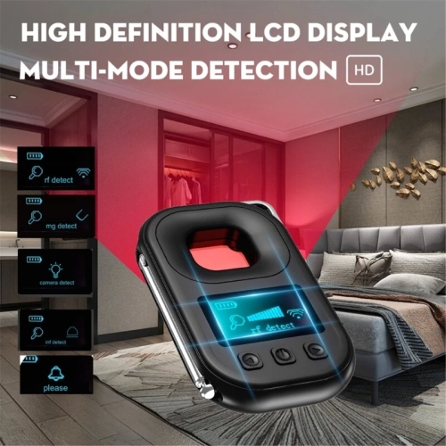 Camera detector anti-tracking anti-sneak shooting anti-monitoring anti-theft infrared light intelligent signal detector