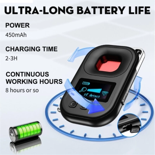 Camera detector anti-tracking anti-sneak shooting anti-monitoring anti-theft infrared light intelligent signal detector