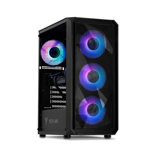 YEYIAN Tanto Gaming Desktop - Intel Core i5 14400F up to 4.7GHz | RTX 4060 Ti 8GB GDDR6 | 32GB DDR5 RGB 6000MHz | 1TB Gen4 NVMe SSD | B760 MB | 650W
