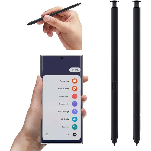 2 Pack for Galaxy S23 Ultra Pen Replacement for Samsung Galaxy S23 Ultra 5G,S23 Ultra Stylus S Pen Replacement(Phantom Black)