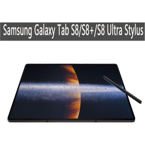 Galaxy Tab S8 Stylus Pen Replacement for Samsung Galaxy Tab S8, S8plus, S8 Ultra, Tab S7, S7 Plus, S7 FE S Pen Stylus+ Tips/Nibs No Bluetooth(Black)