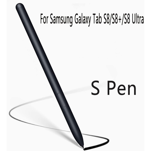 Galaxy Tab S8 Stylus Pen Replacement for Samsung Galaxy Tab S8, S8plus, S8 Ultra, Tab S7, S7 Plus, S7 FE S Pen Stylus+ Tips/Nibs No Bluetooth(Black)