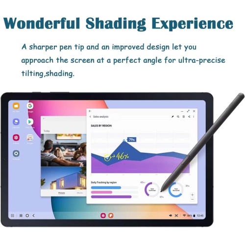 2 Pcs Tab S6 Lite Stylus Pen Replacement for Samsung Galaxy S6 Tab S6 Lite Stylus S6 Pen Touch Pen S Pen Replacement Tab S6 NoBluetooth(Black)