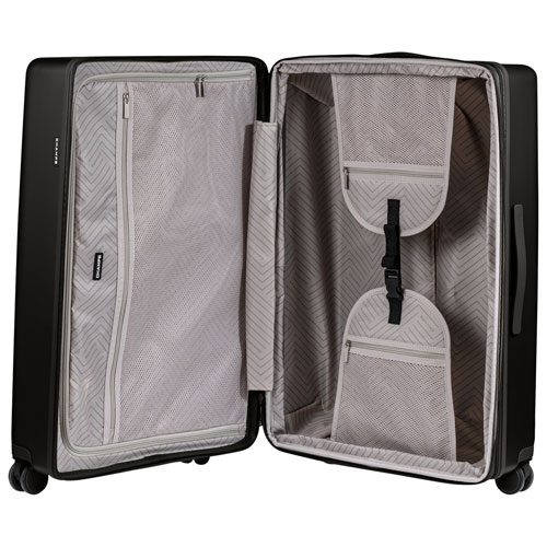 Champs Velora 3-Piece Hard Side Expandable Luggage Set - Black