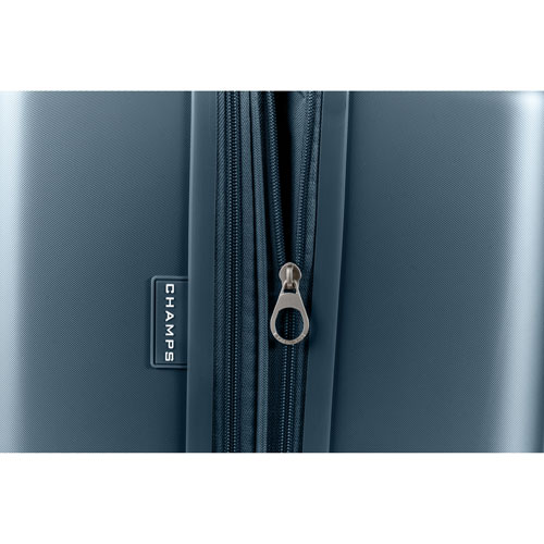 Ensemble de 3 valises rigides extensibles Velora de Champs - Bleu