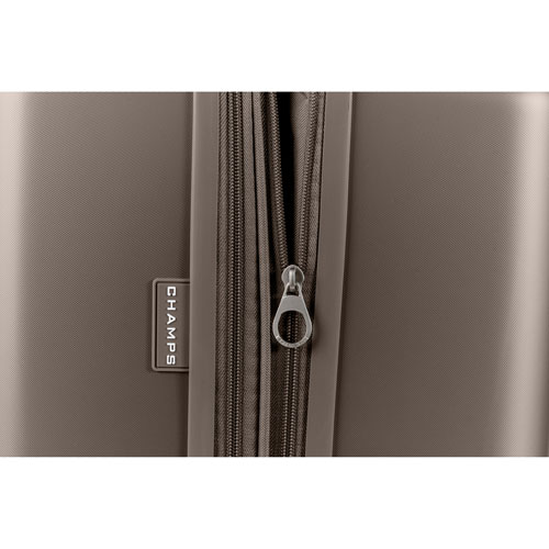 Ensemble de 3 valises rigides extensibles Velora de Champs - Gris