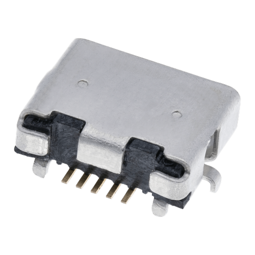 Replacement Charging port soldering required - 05 Pin - Micro A - 4 Anchor Points