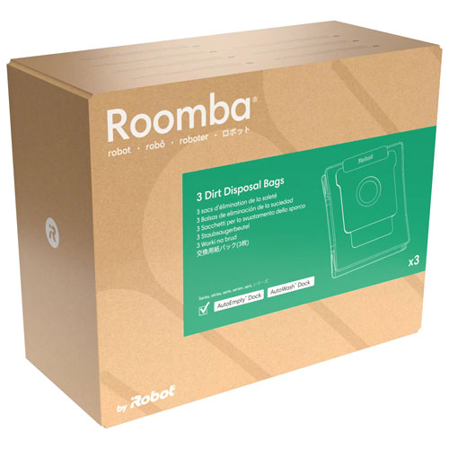 iRobot Roomba Authentic Replacement Dirt Disposal Bags - 3-Pack
