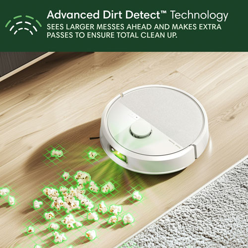 iRobot Roomba Max 705 Vac Robot + AutoEmpty Cordless Robot Vacuum - White