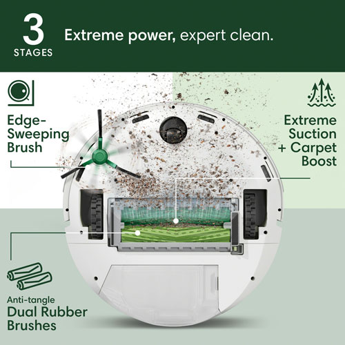Aspirateur robot Roomba Max 705 Combo avec station AutoEmpty d'iRobot - Blanc
