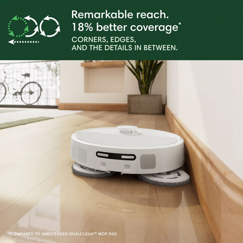Aspirateur robot Roomba Plus 505 Combo avec station AutoWash d'iRobot - Blanc