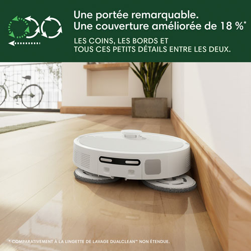 Aspirateur robot Roomba Plus 505 Combo avec station AutoWash d'iRobot - Blanc