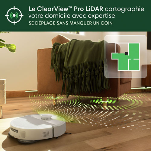 Aspirateur robot Roomba Plus 405 Combo avec station AutoWash d'iRobot - Blanc