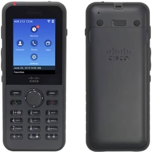 Téléphone IP sans fil CP-8821-K9-BUN GOOD de REFURBISHED 8821 avec adaptateur d'alimentation de batterie