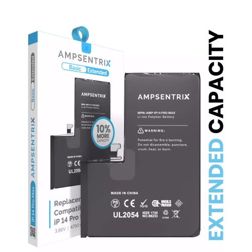 Replacement Extended Capacity Replacement Battery Compatible With iPhone 14 Pro Max