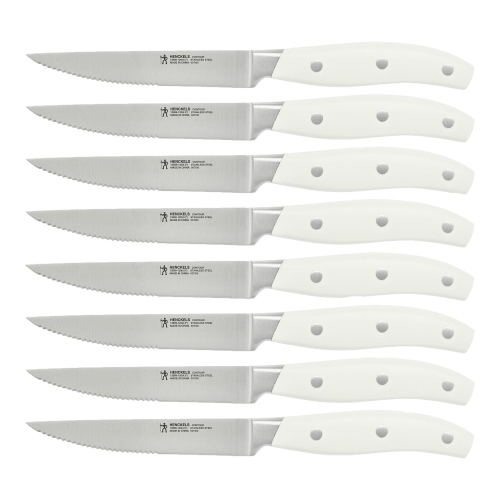 HENCKELS Contour 8 Piece Steak Set, White