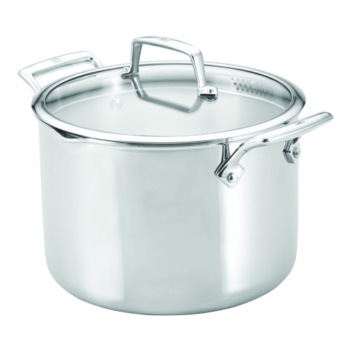 ZWILLING Energy X3 8qt Stock Pot, 18/10 Stainless Steel