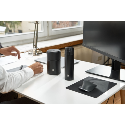 ZWILLING Thermo Food Jar, 700 mL, Stainless Steel, Black