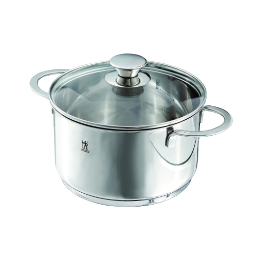 HENCKELS Biarritz 10 Piece 18/10 Stainless Steel Cookware Set