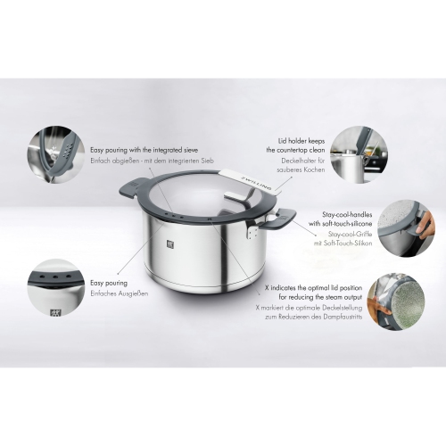 ZWILLING Simplify – Ensemble de casseroles, 9 pièces, acier inoxydable