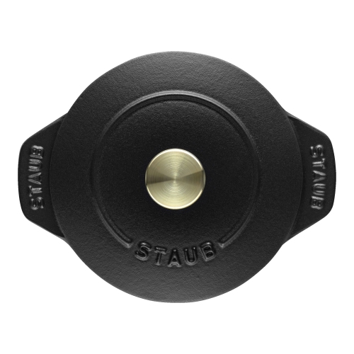 STAUB La Cocotte 725 mL Cast Iron Round Rice Cocotte, Black