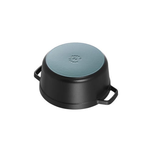 STAUB La Cocotte 3.7 L Cast Iron Round Cocotte, Black
