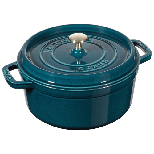 STAUB – Cocotte ronde en fonte La Cocotte 3,7 L, La-Mer