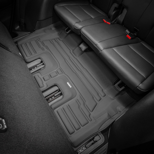 TuxMat - For Toyota 4Runner 7-Seater 2025-2026 Models - Custom Car Mats - Maximum Coverage, All Weather, Laser Measured - This Full Set Includes 1st,