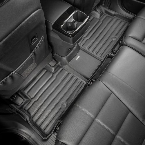 TuxMat - For Volkswagen ID. Buzz 6-Seater 2025-2026 Models - Custom Car Mats - Maximum Coverage, All Weather, Laser Measured - This Full Set Includes