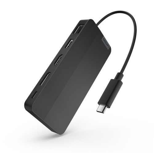 Lenovo USB-C Dual Display Travel Dock with Adapter