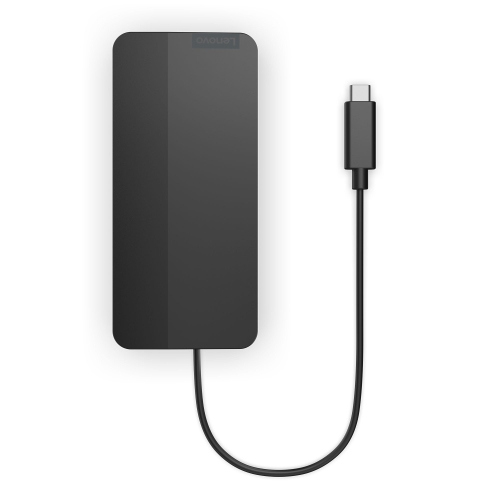 Lenovo USB-C Dual Display Travel Dock with Adapter