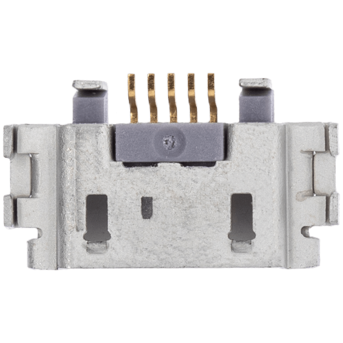 Replacement Charging port soldering required - 05 Pin - Micro A - 6 Anchor Points