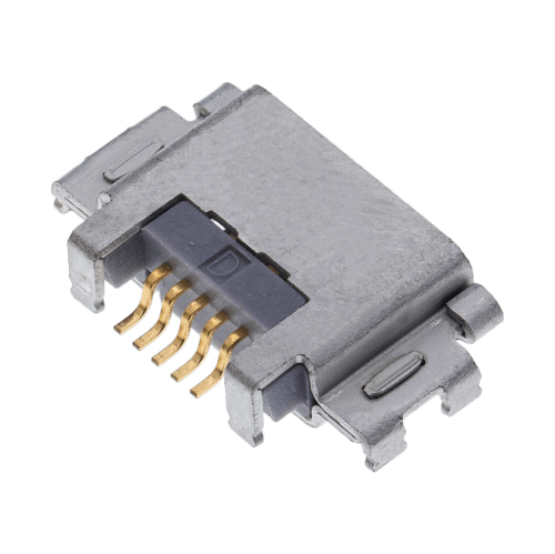 Replacement Charging port soldering required - 05 Pin - Micro A - 6 Anchor Points