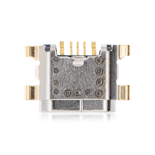 Replacement Charging port soldering required - 05 Pin - Micro B - 4 Anchor Points