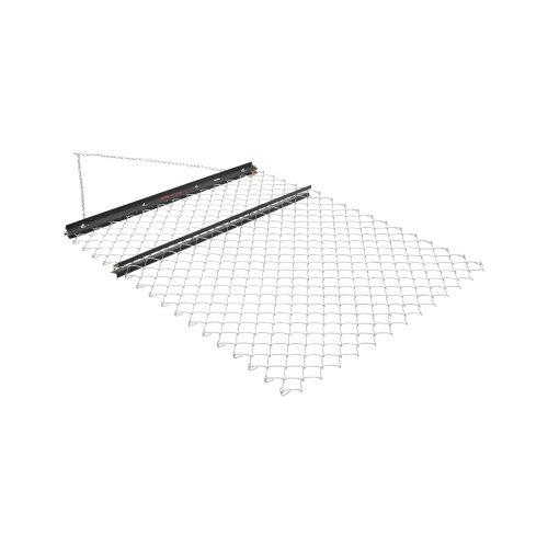 VEVOR 4 x 5 ft Drag Harrow, Made from Q235 Steel, UTV Tractor Attachments for Landscape Leveling or Sod Prepping, Durable Harrow Rake for Gravel