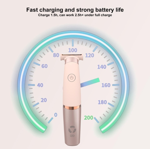 Electric Hair Trimmer, Body Hair Groomer, Facial Hair Removal Shaver, Facial Removal Painless Gentle Grooming Bikini Trimmers