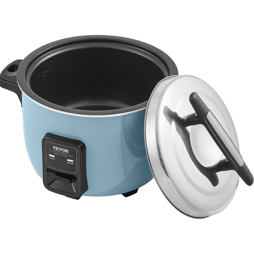 VEVOR 60-Cup Commercial Rice Cooker, 13.74 Qt / 13 Liter Large Rice Cooker and Warmer with Nonstick Inner Pot, Fast Cooking and 24-Hour Keep Warm,