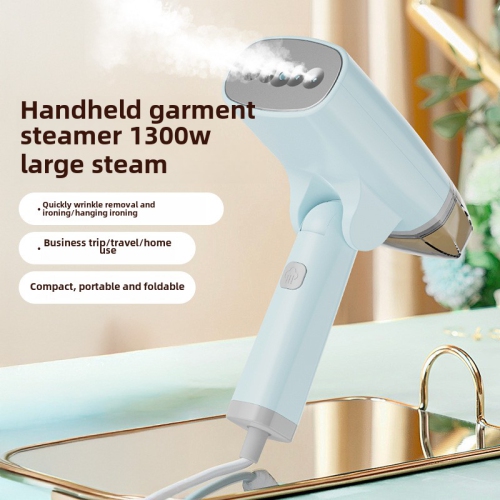Garment Steamer - 1300W Powerful Steamer for Clothes, Home & Travel Use, Horizontal & Vertical Steaming, 20s Heat-up, Foldable Steam Iron