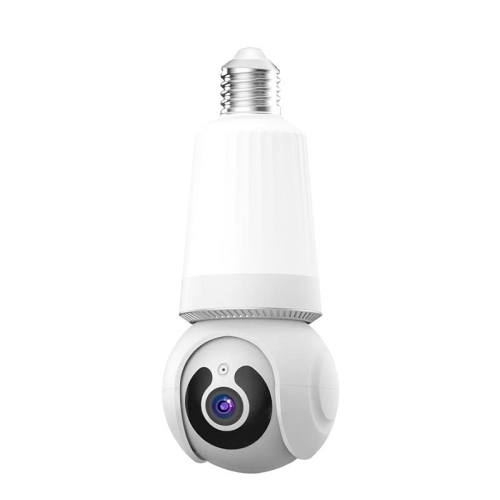 Ampoule Caméra 3&nbsp;Mpx Caméra de surveillance Vision nocturne Wi-Fi Caméra IP de surveillance à domicile Caméra sans fil à détection d'humain et