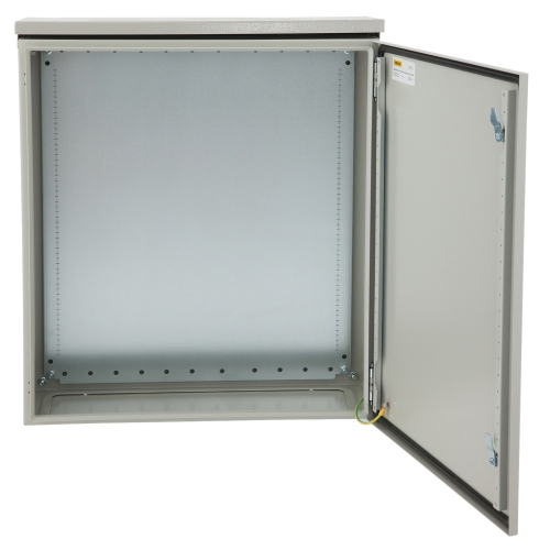 VEVOR 24'' x 24'' x 8'' Electrical Enclosure,NEMA 4 Outdoor Enclosure, IP65 Waterproof & Dustproof Cold-Rolled Carbon Steel Hinged Junction Box for