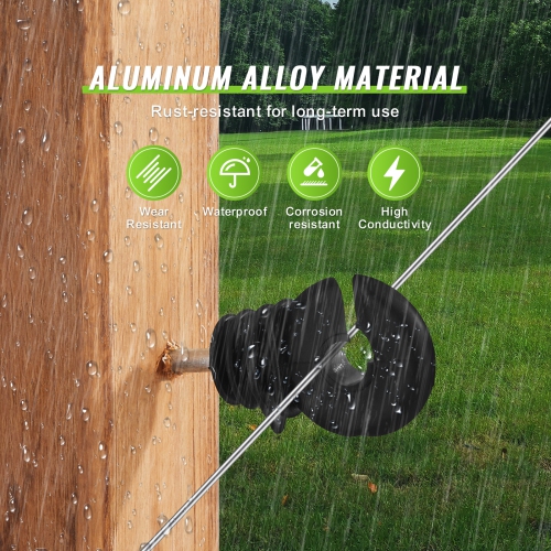 VEVOR 16 Gauge Aluminum Wire for Electric Fencing, 1640Ft 500M Electric Fence Wire, Portable Fencing Wire, 1.6mm Diameter Aluminum Alloy for Higher