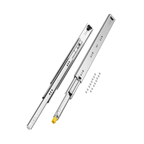 VEVOR 1 Pair Full Extension Drawer Slides 16 18 20 24 30 35 37.4 59 24 32 36 40 48 60 in, 250 lbs Load Locking Drawer Slides, Ball Bearing with Lock