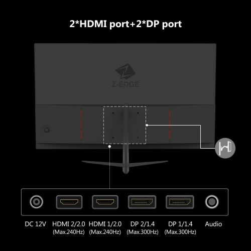 UG25S 25 inch 1080P Full HD 1920 x 1080 300Hz 1ms IPS Gaming Monitor