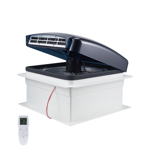 VEVOR 14 inch RV Vent Fan, RV Roof Vent Fan 12V, Powerful 10-Speed Reversible Fan with Remote Control, Power Top Lid,12 inch Fan Blade,Fits 14 x14