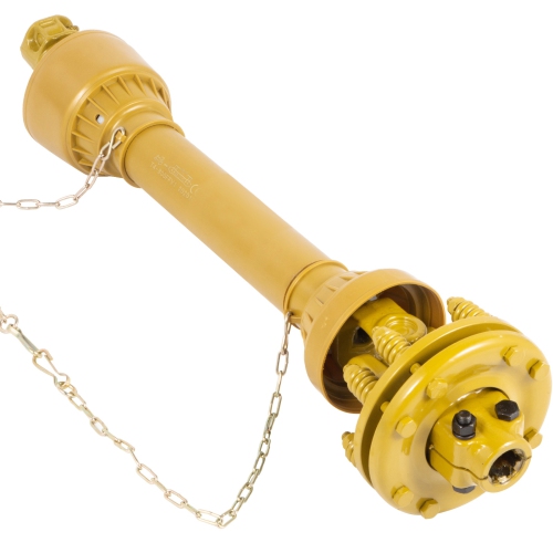 VEVOR 1-3/8”PTO Shaft, PTO Drive Shaft, 6 Spline Both Ends PTO Driveline Shaft, Series 4 Tractor PTO Shaft, 31.5”-41” Brush Hog PTO Shaft, Yellow PTO