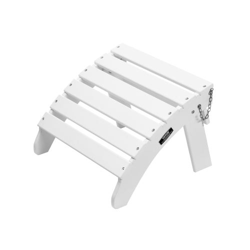 VEVOR  17.7L X 19.7W X 13.8H Inch Adirondack Ottoman, HDpe Plastic Folding Adirondack Ottoman, Weather-Resistant Foot Rest for Adirondack Chair
